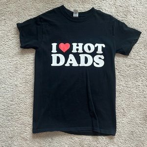 I heart hot dads shirt
